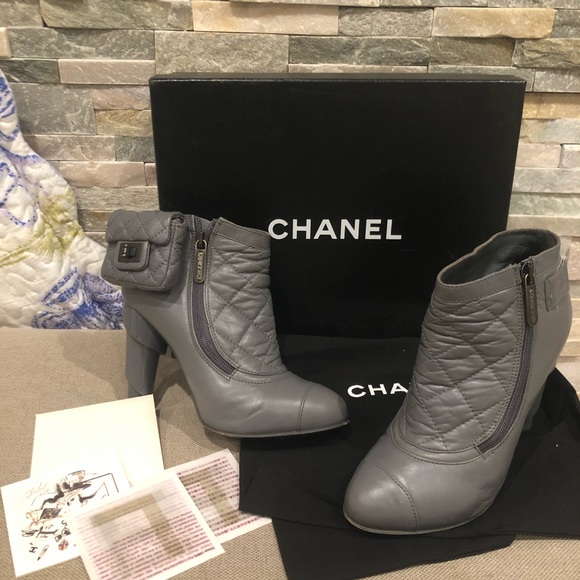 Chanel Booties - Super Rare. Size 37. $1,495 - Picture 1 of 8